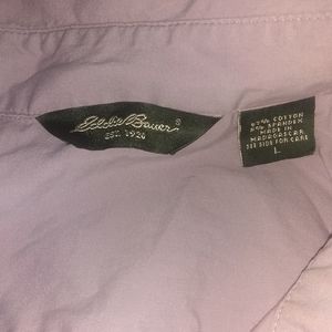 Women's large Eddie Bauer casual long sleeve shirt